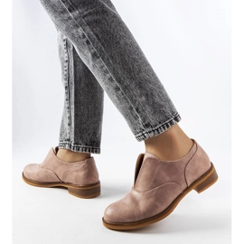 Zapatos brogue beige LS5379 Taupe 1