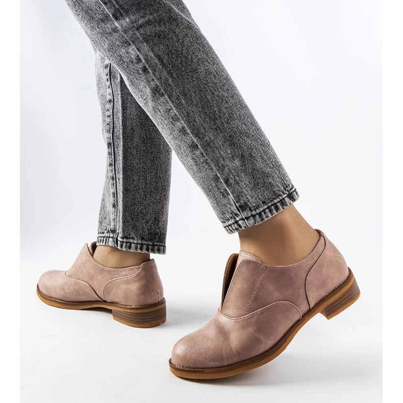 Zapatos brogue beige LS5379 Taupe 1