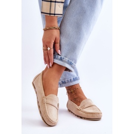 Mocasín Castelo Ante Beige 2