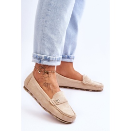 Mocasín Castelo Ante Beige 3