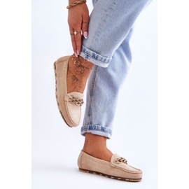 Mocasines Mujer Ante Beige Sorento 5