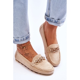 Mocasines Mujer Ante Beige Sorento 4