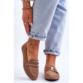 Mocasines clásicos sin cordones Carly en beige 1