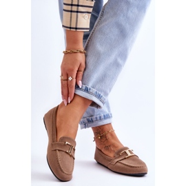 Mocasines clásicos sin cordones Carly en beige 2