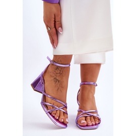 Sandalias Felisa violeta de moda con tacón alto 1 Sandalias Felisa violeta de moda con tacón alto 1