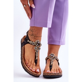 FB2 Chanclas Plataforma Corcho Negro Naomi 1