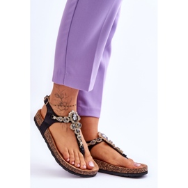 FB2 Chanclas Plataforma Corcho Negro Naomi 7