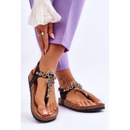 FB2 Chanclas Plataforma Corcho Negro Naomi 2