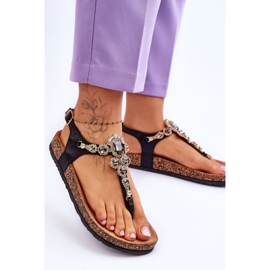 FB2 Chanclas Plataforma Corcho Negro Naomi 3