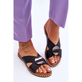 Vinceza Tacones planos Kenley de mujer de color negro 4