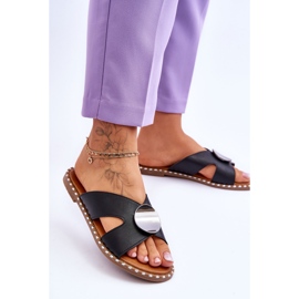 Vinceza Tacones planos Kenley de mujer de color negro 3