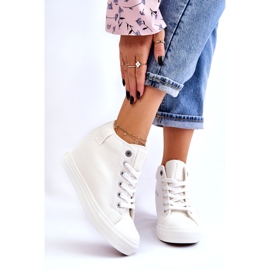Zapatillas Altas Cuña Oculta Big Star LL274035 Blanco 1