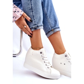 Zapatillas Altas Cuña Oculta Big Star LL274035 Blanco 3