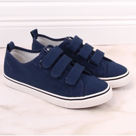 News Deportivas infantiles 5791 azul marino con velcros 3
