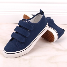 News Deportivas infantiles 5791 azul marino con velcros 5