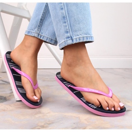 Chanclas mujer planas rosa Big Star JJ274A352 rosado 4