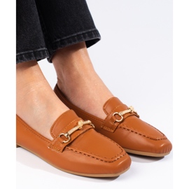 Mocasines marrones Shelovet slip-on mujer marrón 1