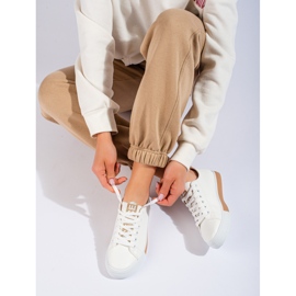 Deportivas clásicas Shelovet blancas blanco 2