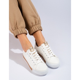 Deportivas clásicas Shelovet blancas blanco 1