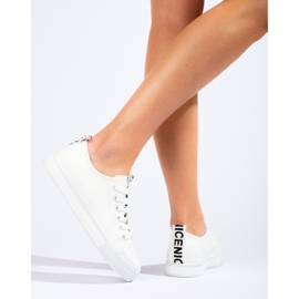 Deportivas clásicas Shelovet blancas blanco 3