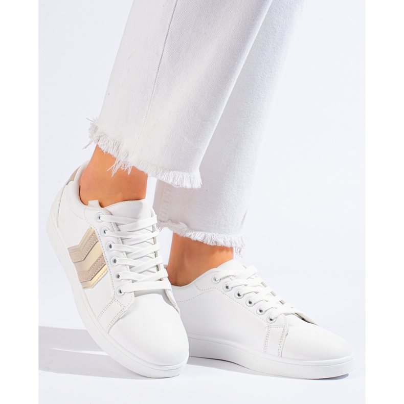 Deportivas clásicas Shelovet blancas blanco 2