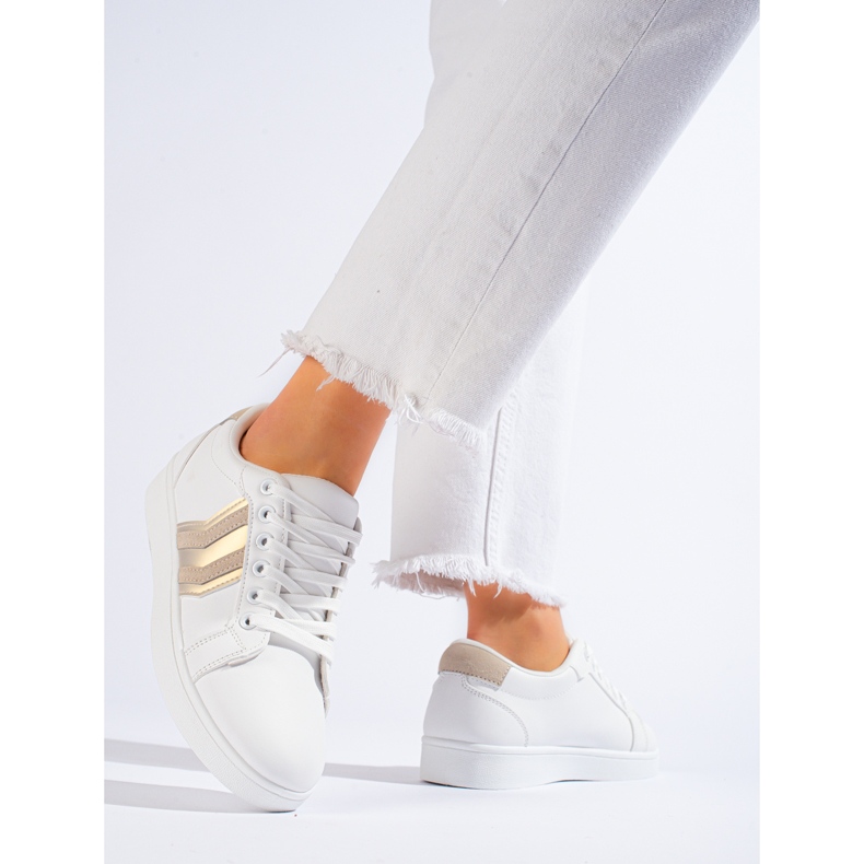 Deportivas clásicas Shelovet blancas blanco 1