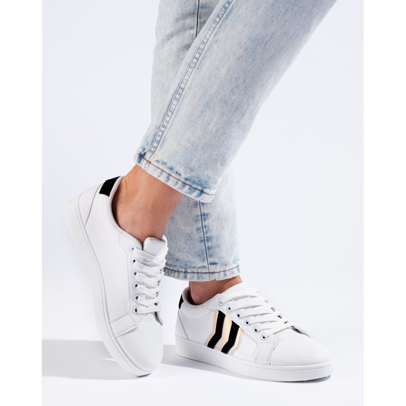 Deportivas clásicas Shelovet blancas blanco 1