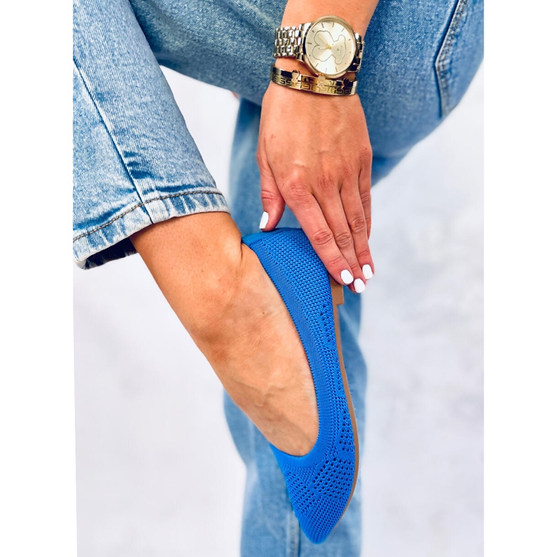 Bailarinas caladas Forlani Azul 2