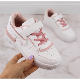 Deportivas niña con velcro blanco Vinceza 34628 2