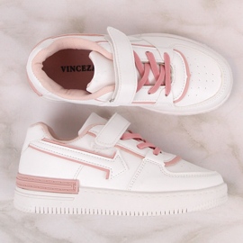 Deportivas niña con velcro blanco Vinceza 34628 3