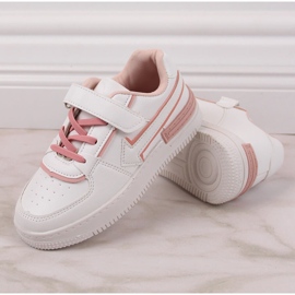 Deportivas niña con velcro blanco Vinceza 34628 4