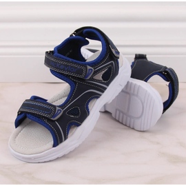 McKeylor 47701 sandalias azul marino con velcros para niño 4