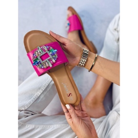 Seastar Pantuflas Lowell Piedra Color Fucsia rosado 5