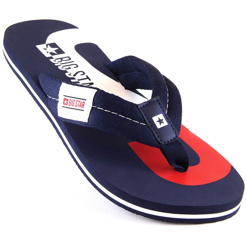 Zapatillas casa hombre Big Star JJ174528 azul 1