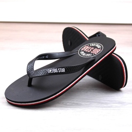 Chanclas de hombre negras Big Star JJ174536 negro 4