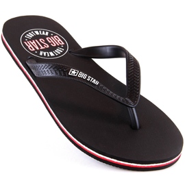 Chanclas de hombre negras Big Star JJ174536 negro 1 Chanclas de hombre negras Big Star JJ174536 negro 1