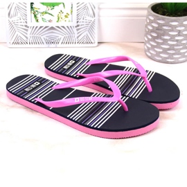 Chanclas mujer planas rosa Big Star JJ274A352 rosado 8