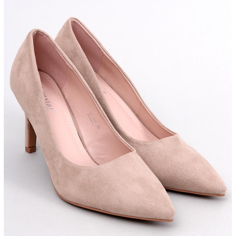 Stilettos clásicos de mujer Eurielle Khaki beige 1 Stilettos clásicos de mujer Eurielle Khaki beige 1