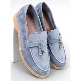 Mocasines de ante de Ottavia Azul 1
