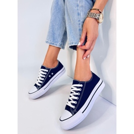 BM Zapatillas clásicas de mujer Fargis D.BLUE azul 1 BM Zapatillas clásicas de mujer Fargis D.BLUE azul 1