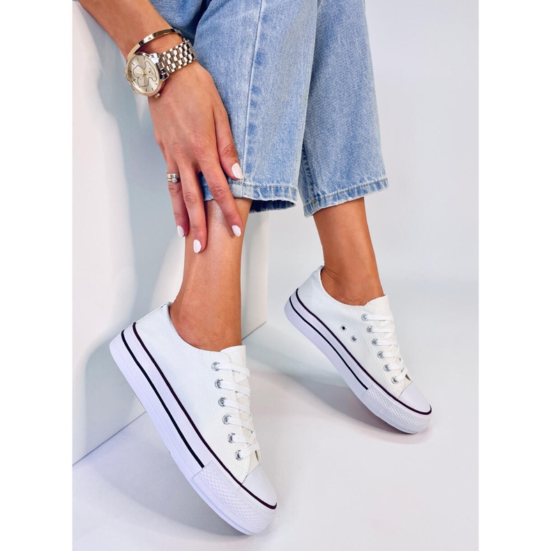 BM Zapatillas clásicas de mujer Fargis White blanco 1