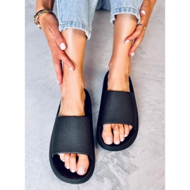 BM Chanclas de goma de Ritter Black negro 3