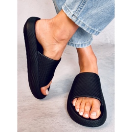 BM Chanclas de goma de Ritter Black negro 2