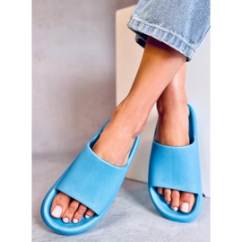 BM Chanclas de goma de Ritter L.BLUE azul 4