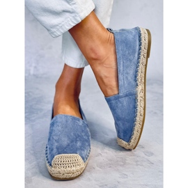 Alpargatas de mujer Zahn Jeans azul 2