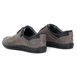 Polbut Zapatos de piel para hombre 402 verano gris 7
