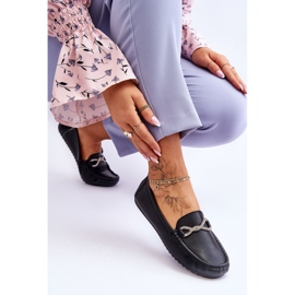 FC3 Mocasines sin cordones de mujer con adorno de purpurina Negro This Moment 5