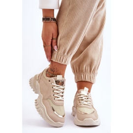 Zapatillas Clásicas Plataforma Beige Need It 1