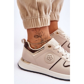 FG1 Deportivas Rachel Trendy Piel Beige-Marrón 6