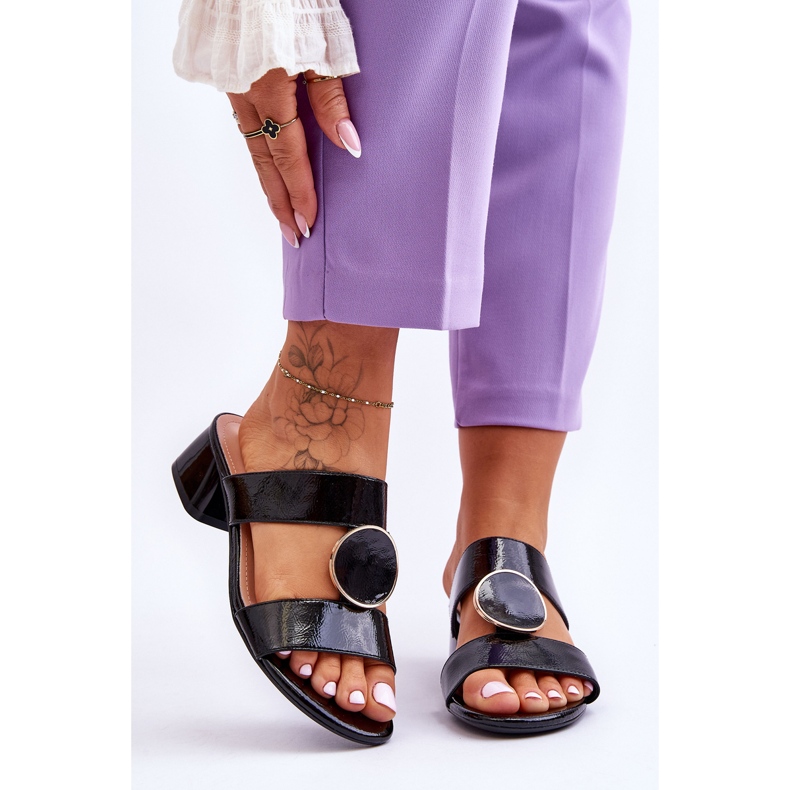 Elegantes Tacones Altos Sergio Leone KL310 Negro 1